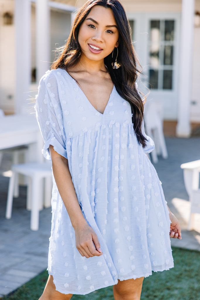 Light Blue Babydoll Dress ...